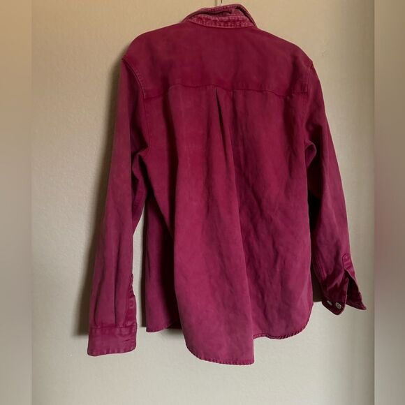 BDG Shacket Sz Small Oversized Corduroy Collar Jacket in Hot Pink - Picture 6 of 7